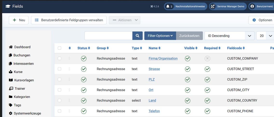 SeminarManagerBenDefFeluGruperstellen4